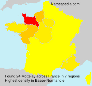 Surname Mottelay in France Surname Mottelay in France