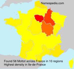 Surname Mottot in France Surname Mottot in France
