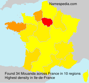 Surname Mouanda in France Surname Mouanda in France