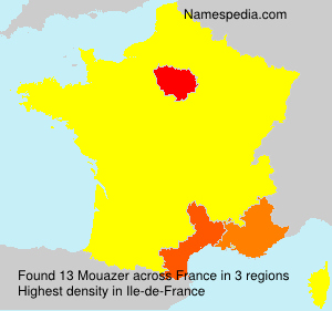 Surname Mouazer in France Surname Mouazer in France