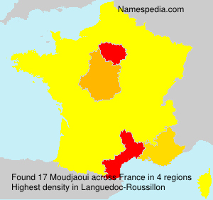 Surname Moudjaoui in France Surname Moudjaoui in France