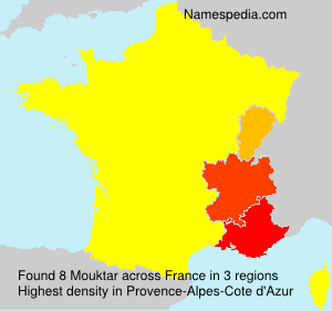 Surname Mouktar in France Surname Mouktar in France