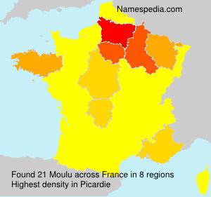 Surname Moulu in France Surname Moulu in France