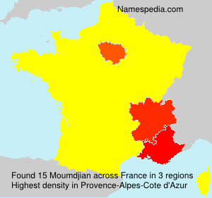 Surname Moumdjian in France Surname Moumdjian in France