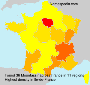 Surname Mountassir in France Surname Mountassir in France