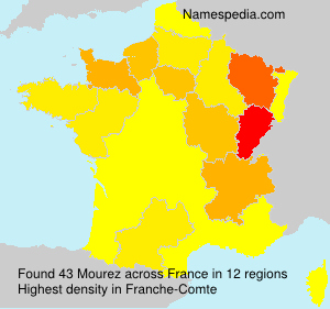 Surname Mourez in France