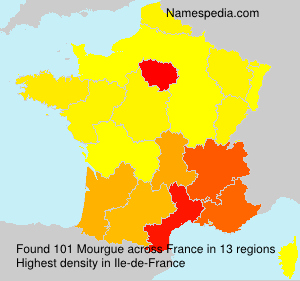 Surname Mourgue in France Surname Mourgue in France
