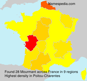 Surname Mourmant in France Surname Mourmant in France