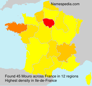 Surname Mouro in France Surname Mouro in France