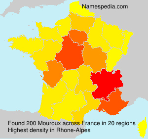 Surname Mouroux in France Surname Mouroux in France