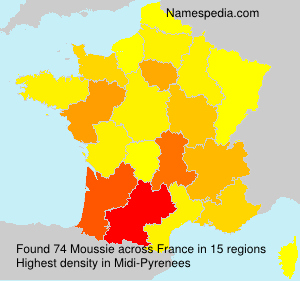 Surname Moussie in France Surname Moussie in France