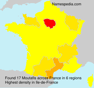 Surname Moutafis in France Surname Moutafis in France