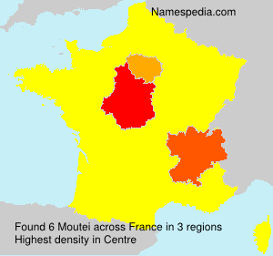 Surname Moutei in France Surname Moutei in France