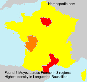 Surname Moyez in France Surname Moyez in France