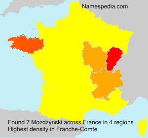 Surname Mozdzynski in France Surname Mozdzynski in France
