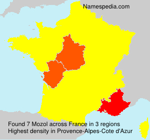 Surname Mozol in France Surname Mozol in France