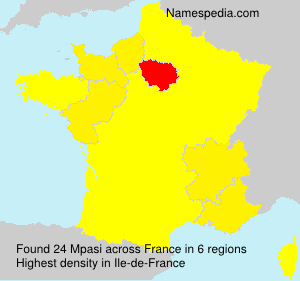 Surname Mpasi in France