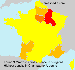 Surname Mroczko in France Surname Mroczko in France