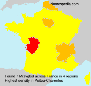 Surname Mrzyglod in France Surname Mrzyglod in France