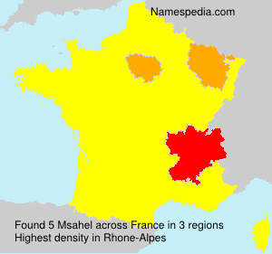 Surname Msahel in France Surname Msahel in France