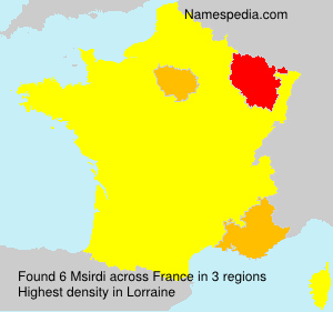 Surname Msirdi in France Surname Msirdi in France