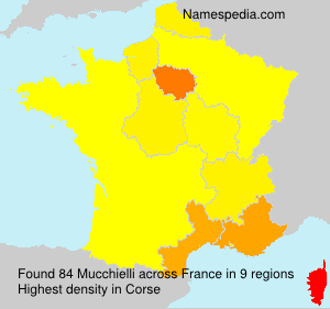 Surname Mucchielli in France Surname Mucchielli in France