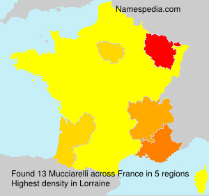 Surname Mucciarelli in France Surname Mucciarelli in France