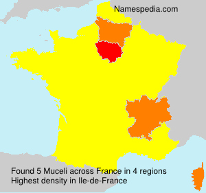 Surname Muceli in France Surname Muceli in France