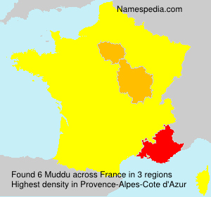 Surname Muddu in France Surname Muddu in France