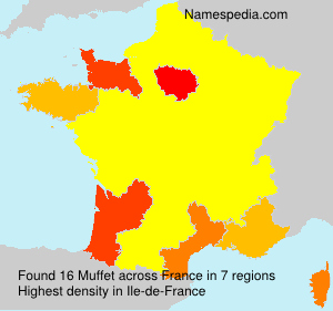 Surname Muffet in France