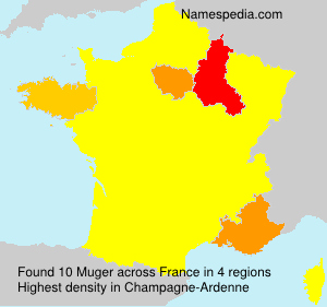 Surname Muger in France