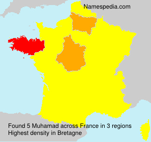 Surname Muhamad in France Surname Muhamad in France