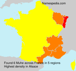 Surname Muhe in France Surname Muhe in France