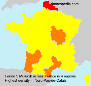 Surname Muilwijk in France Surname Muilwijk in France