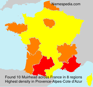 Surname Muirhead in France Surname Muirhead in France