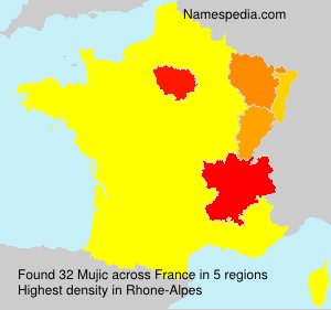 Surname Mujic in France Surname Mujic in France