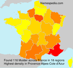 Surname Mulder in France Surname Mulder in France