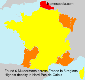 Surname Muldermans in France Surname Muldermans in France