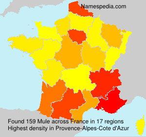 Surname Mule in France Surname Mule in France