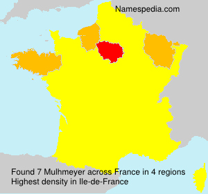 Surname Mulhmeyer in France Surname Mulhmeyer in France