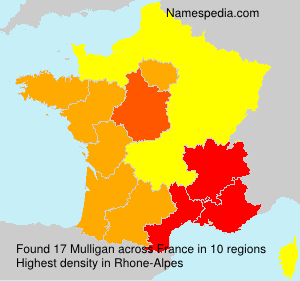 Surname Mulligan in France Surname Mulligan in France
