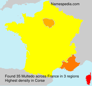 Surname Multedo in France Surname Multedo in France