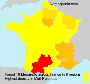 Surname Munaretto in France Surname Munaretto in France