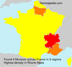 Surname Munsoor in France Surname Munsoor in France