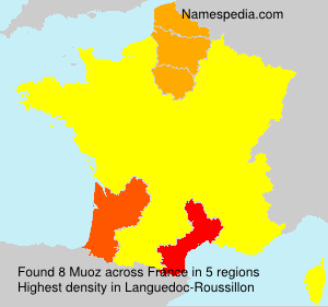 Surname Muoz in France Surname Muoz in France