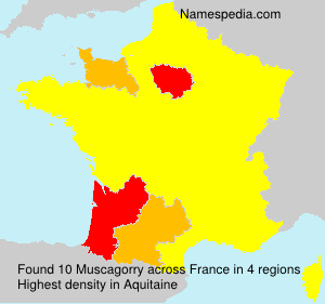 Surname Muscagorry in France Surname Muscagorry in France