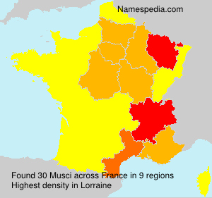 Surname Musci in France Surname Musci in France