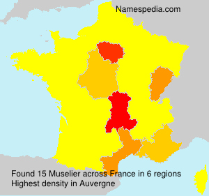 Surname Muselier in France Surname Muselier in France