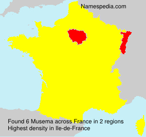 Surname Musema in France Surname Musema in France