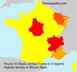 Surname Musliu in France Surname Musliu in France